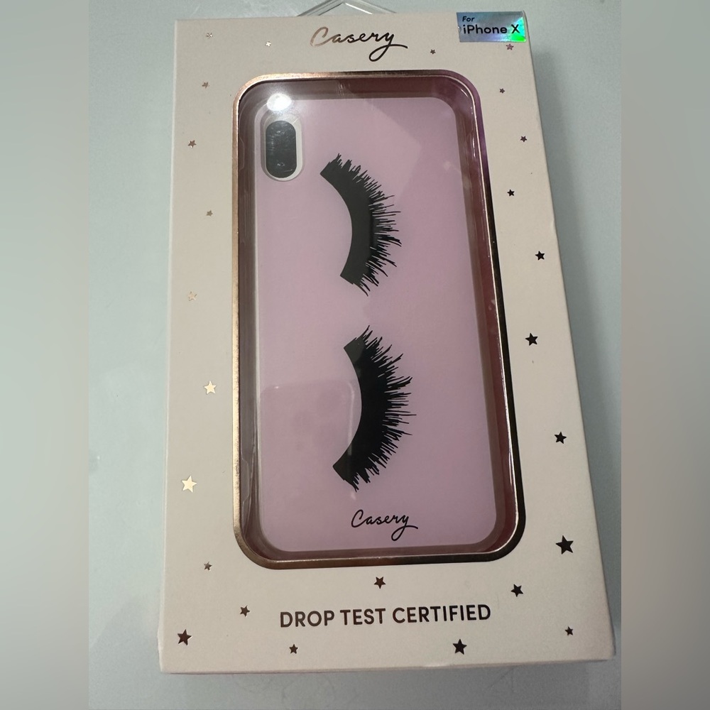 🆓FREE with purchase! Casery iPhone Lashes Case NWT